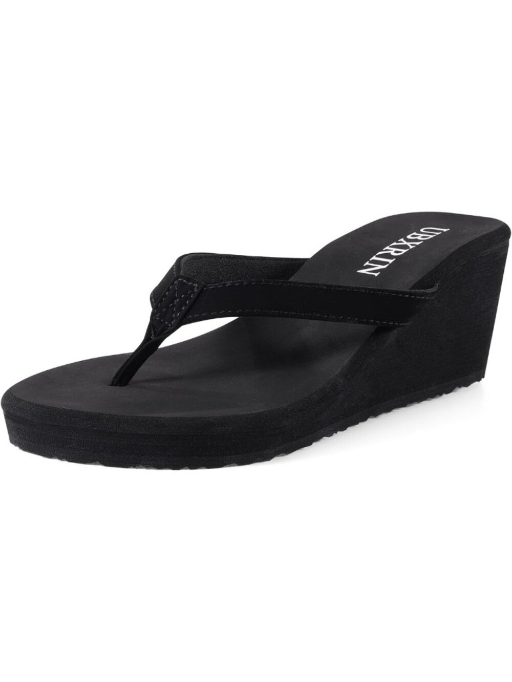 Wedge Flip Flops Platform Thong Sandals for Women - 2 to 2.8 Inch Height